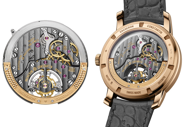 江詩丹頓VACHERON CONSTANTIN Traditionnelle陀飛輪逆跳日曆鏤雕腕錶