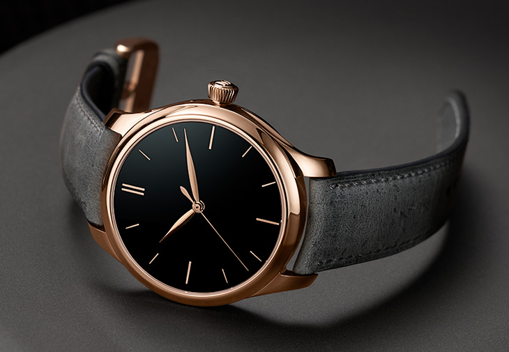 H. MOSER & CIE.亨利慕時勇創者大三針Vantablack®腕錶