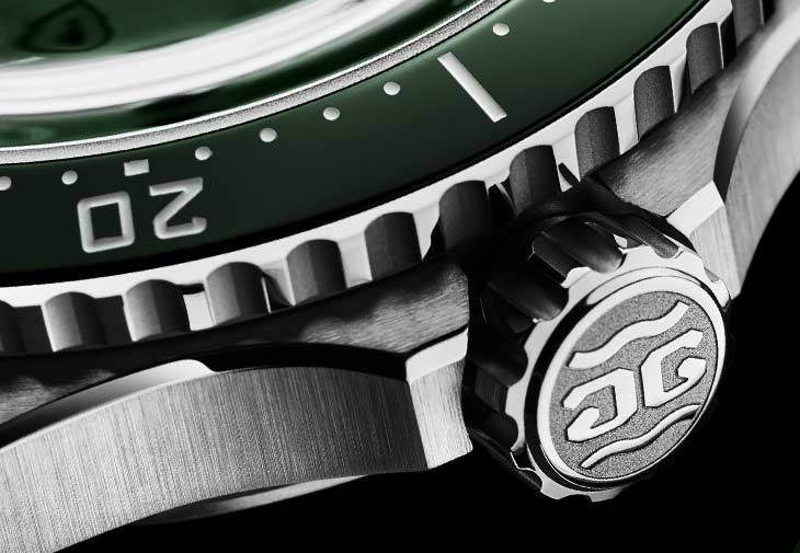 格拉蘇蒂原創GLASHÜTTE ORIGINAL蘆葦綠SeaQ大日曆潛水錶