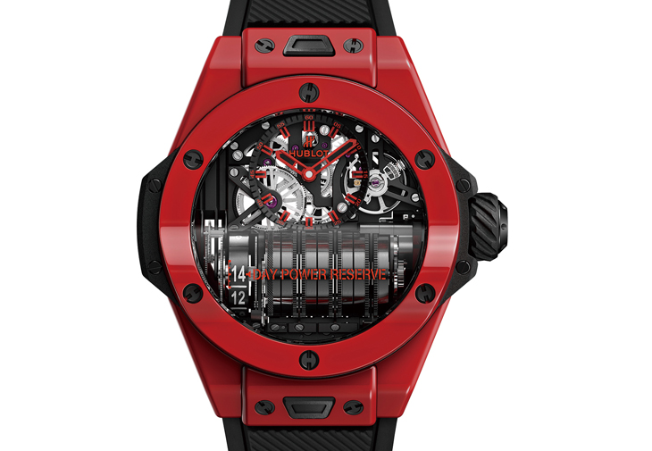 HUBLOT MP-11魔力紅陶瓷腕錶