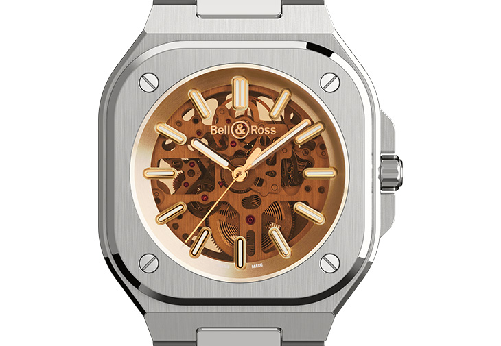 BELL & ROSS BR 05 Skeleton Golden