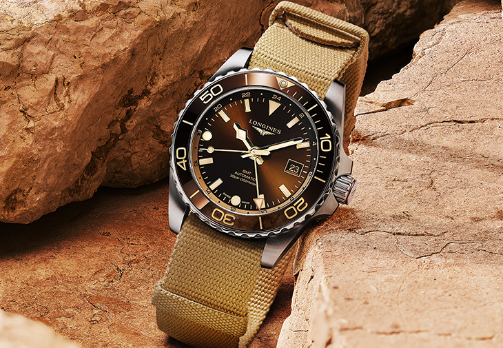 浪琴表LONGINES HydroConquest GMT深海征服者系列兩地時區腕錶