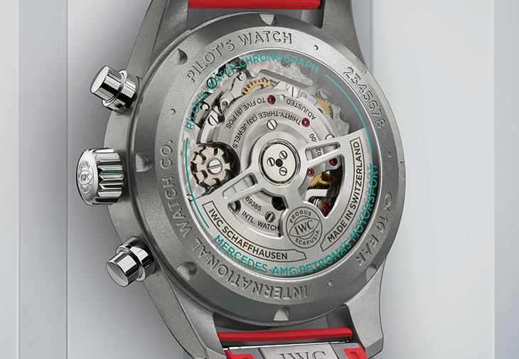 IWC萬國錶飛行員計時腕錶41 Mercedes-AMG 馬石油F1™車隊特別版