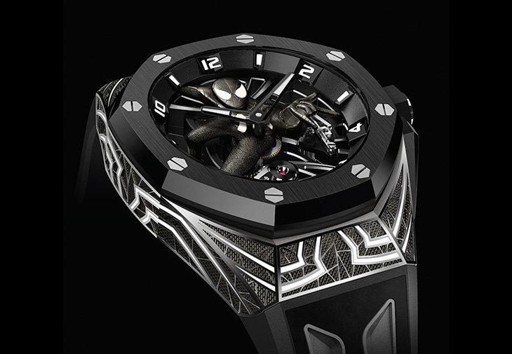 愛彼AUDEMARS PIGUET Royal Oak Concept皇家橡樹概念系列陀飛輪「Black Suit Spider-Man」腕錶