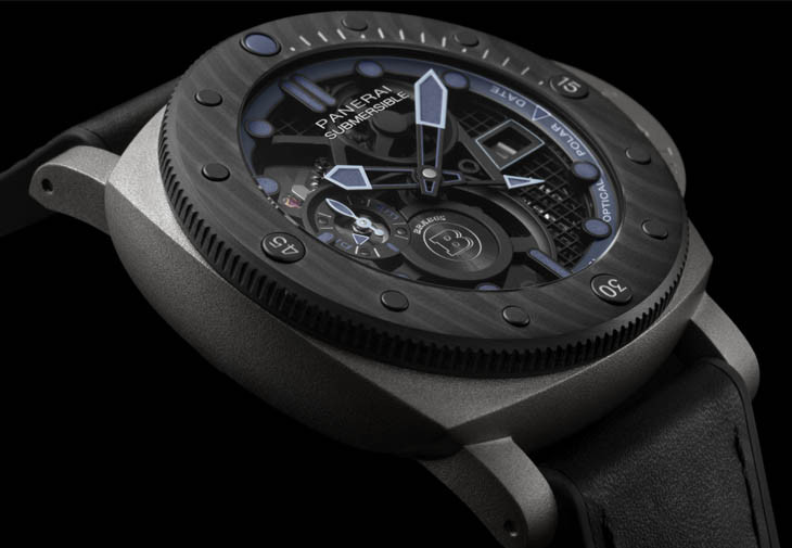 沛納海Submersible S BRABUS Blue Shadow Edition專業潛水腕錶PAM01241