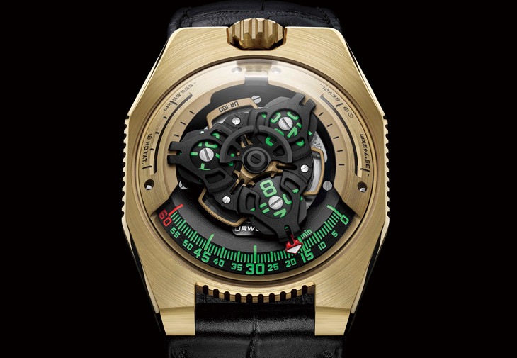 URWERK UR-100黃金腕錶