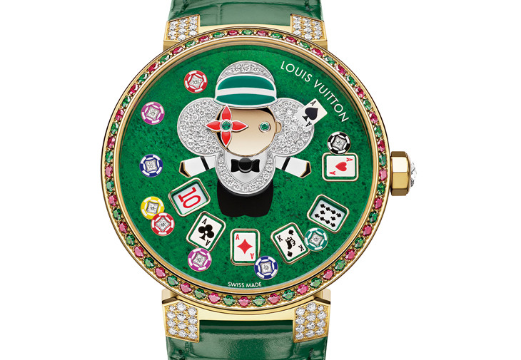 路易威登Tambour Slim Vivienne Jumping Hour