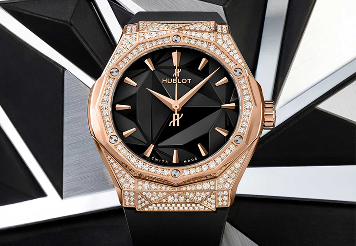 HUBLOT宇舶經典融合系列Orlinski皇金腕錶皇金全鑽款