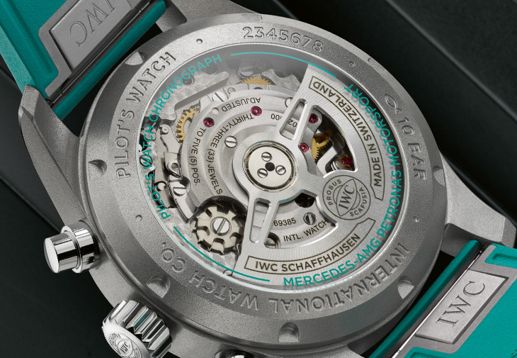 IWC萬國錶飛行員系列計時腕錶41「Mercedes-AMG馬石油Formula One車隊」特別版