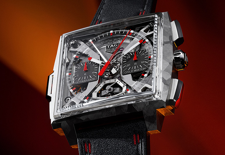 泰格豪雅TAG HEUER Monaco雙追針計時腕錶Only Watch 2023特別版