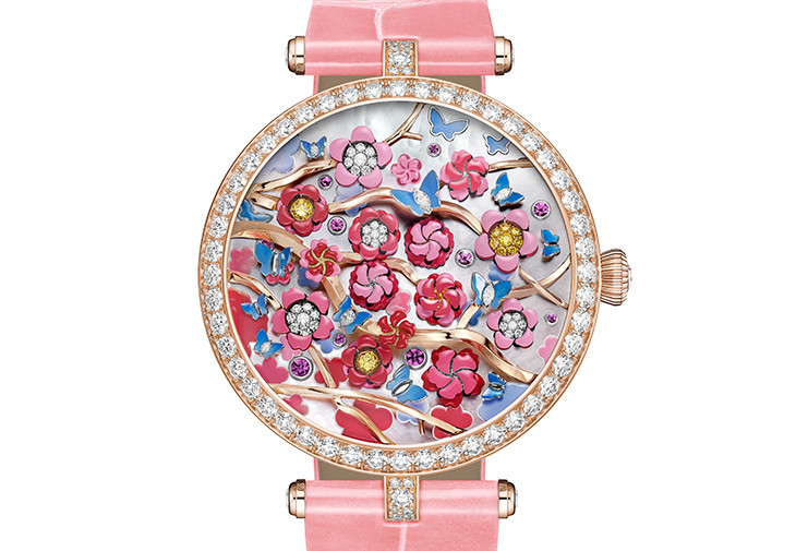 梵克雅寶Lady Arpels Heures Florales Cerisier腕錶