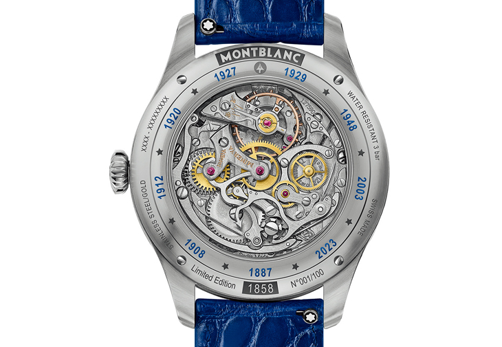 萬寶龍MONTBLANC 1858 Unveiled Timekeeper限量款100