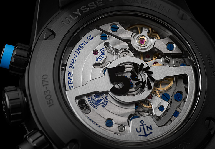 雅典錶ULYSSE NARDIN Diver潛水系列世界環球帆船賽計時碼錶