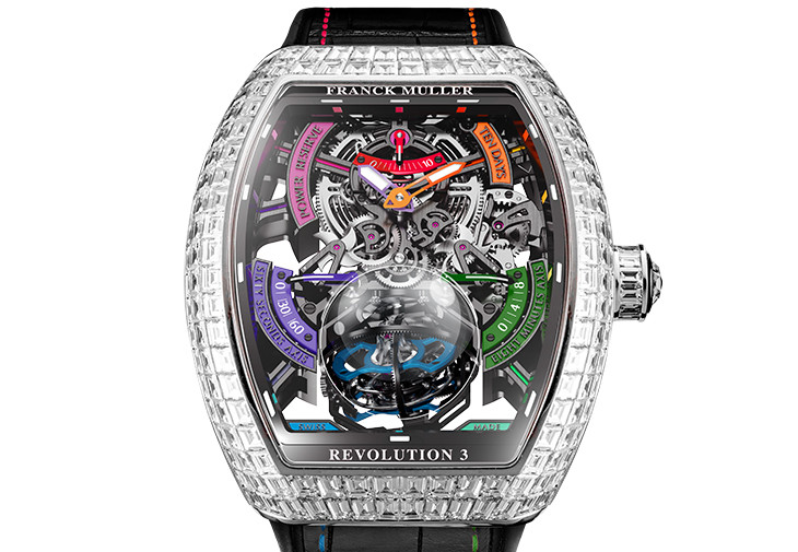 FRANCK MULLER Vanguard Revolution 3 Skeleton獨家金禧紀念腕錶