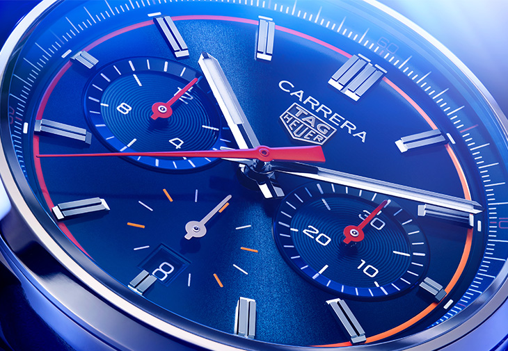 泰格豪雅TAG Heuer Carrera計時腕錶橘色漸層特別版