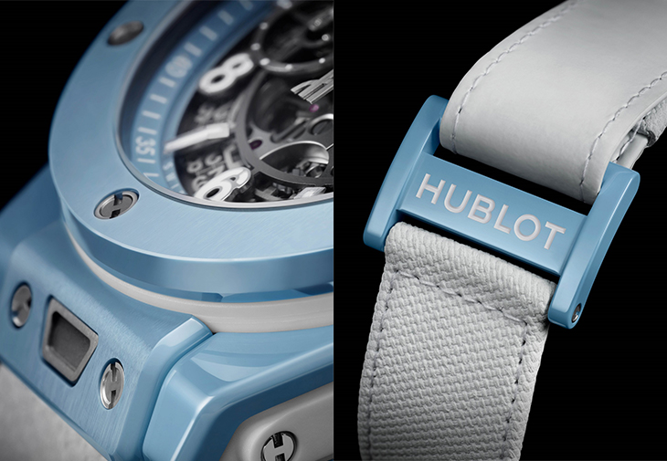 宇舶HUBLOT Big Bang Unico天空藍陶瓷計時碼錶