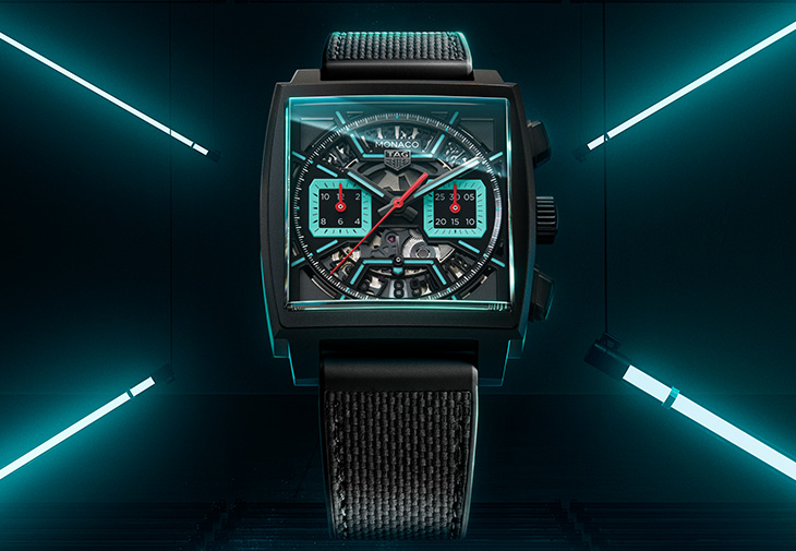 TAG Heuer Monaco Chronograph鏤空計時腕錶