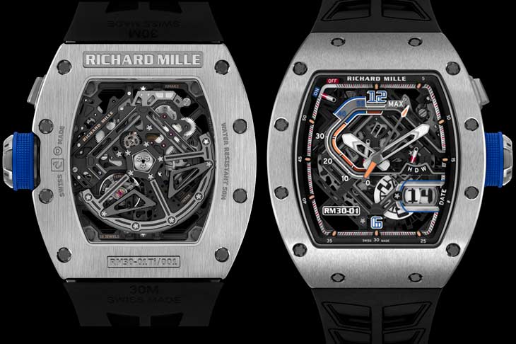 RICHARD MILLE RM 30-01離合自動盤自動上鍊腕錶