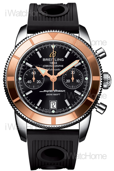 Breitling superocean heritage sales 44 rose gold