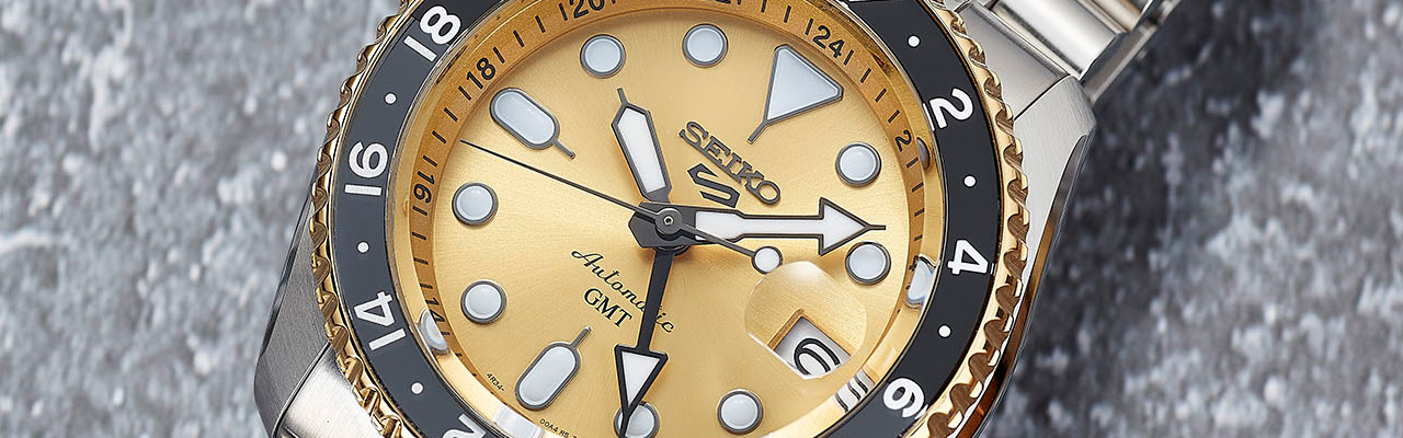 精工SEIKO 5 Sports GMT機械限定款