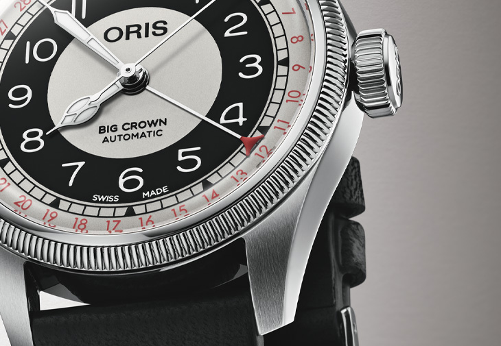 ORIS豪利時Big Crown指針式日曆腕錶「Bullseye」