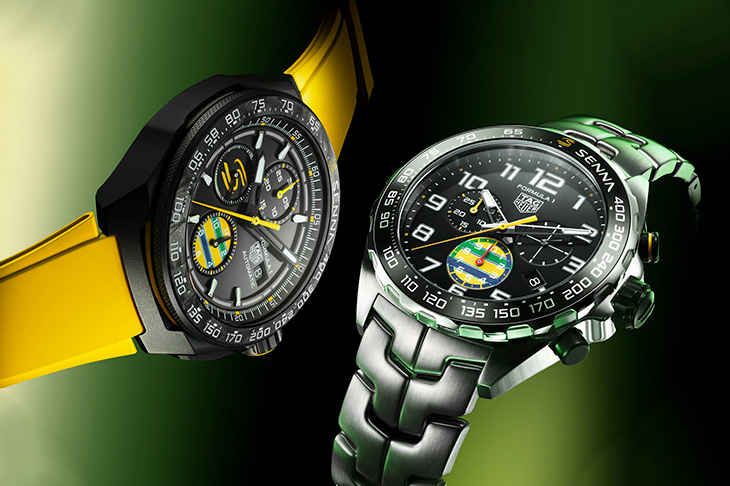 TAG Heuer泰格豪雅Formula 1 x Senna特別版計時腕錶