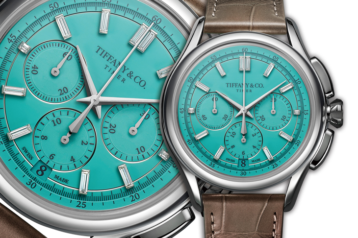 TIFFANY & CO.蒂芙尼Tiffany Timer鉑金計時腕錶