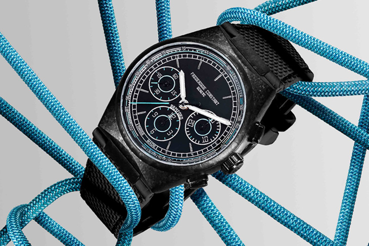 水晶鈦金屬錶殼／Bamford × Frederique Constant Highlife計時碼錶