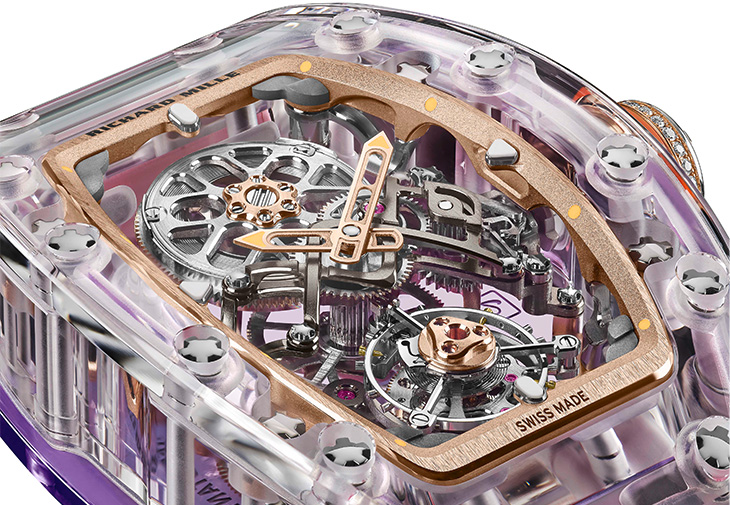 RICHARD MILLE RM 75-01飛行陀飛輪藍寶石水晶腕錶