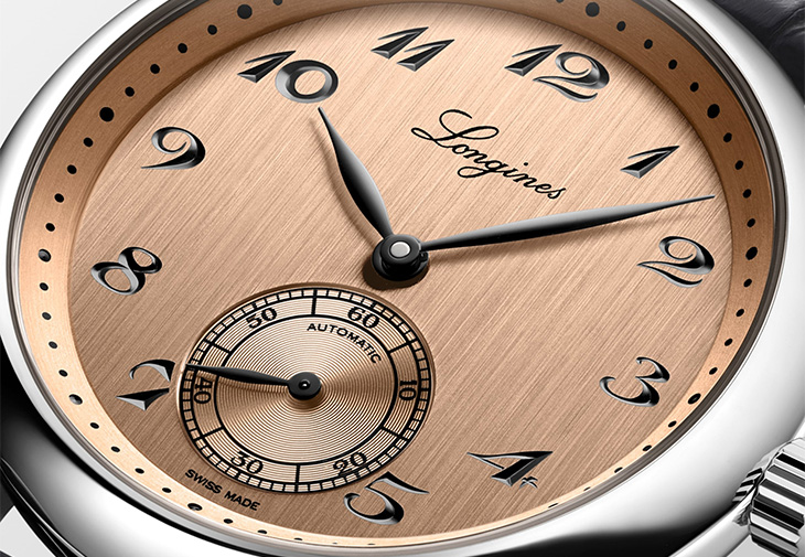 浪琴LONGINES Master巨擘系列小秒針鮭魚面