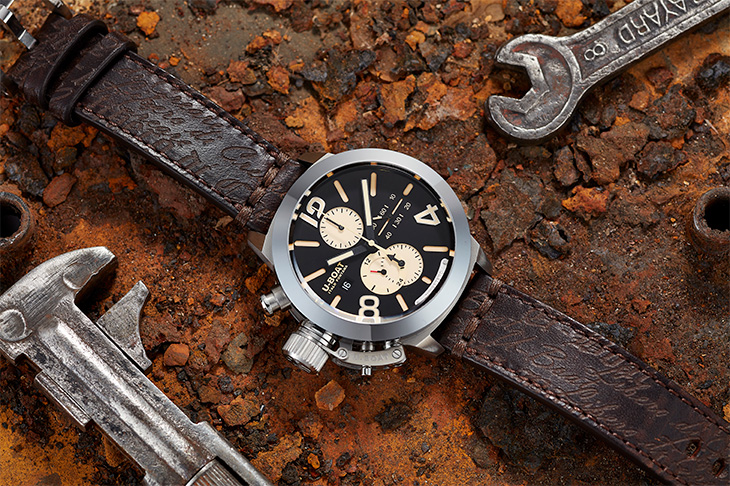 U-BOAT Classico 45 Chrono Tungsteno Cas1鎢鋼計時碼錶
