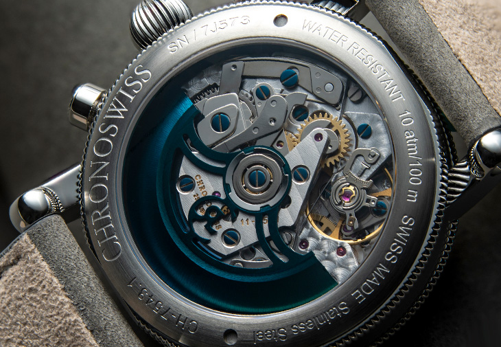 CHRONOSWISS瑞寶錶Lunar Chronograph Aurora月相計時腕錶