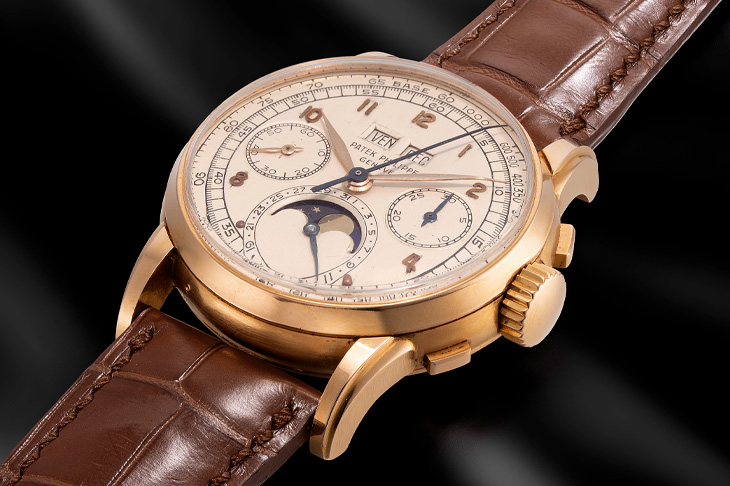 PATEK PHILIPPE百達翡麗「The Pink First Series」玫瑰金萬年曆計時腕錶