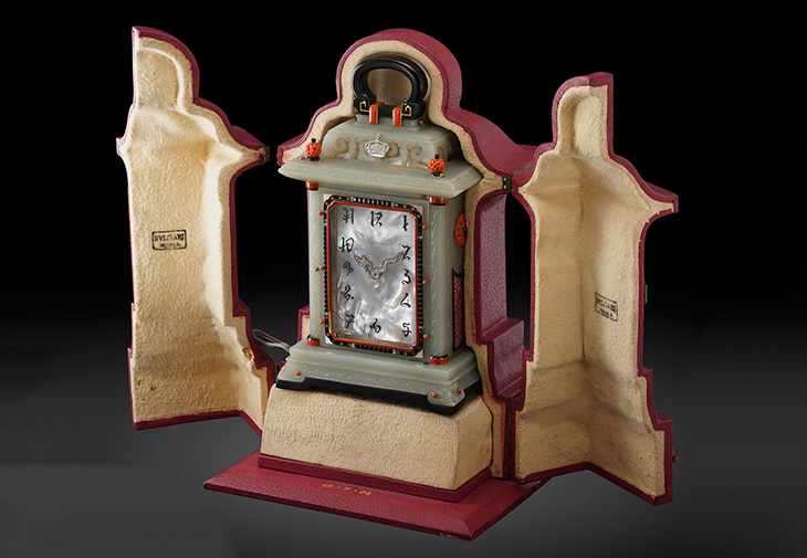 卡地亞CARTIER Illuminated Nephrite Lantern Clock