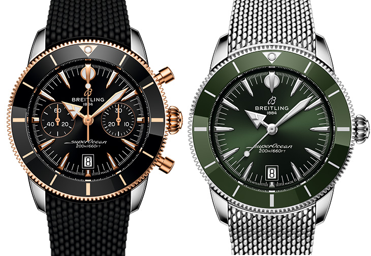 BREITLING百年靈Superocean Heritage系列錶款