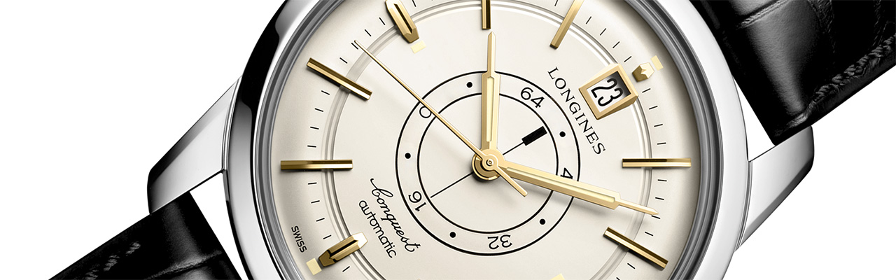 LONGINES浪琴表Conquest Heritage中央動力儲存指示腕錶