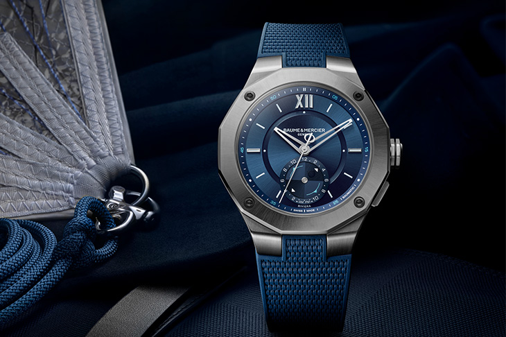 名士利維拉系列Baumatic潮汐顯示自動上鍊腕錶 以潮汐顯示向熱愛大海致敬