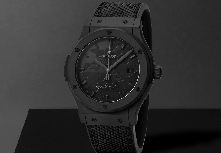 宇舶HUBLOT山本耀司經典融合系列全黑迷彩腕錶