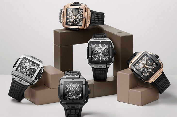 方形運動時尚全面成形 HUBLOT Square Bang Unico 開啟材質融合的立體革命