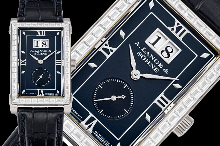 A. LANGE & SÖHNE Cabaret 創拍賣紀錄！朗格長方形腕錶再掀熱潮