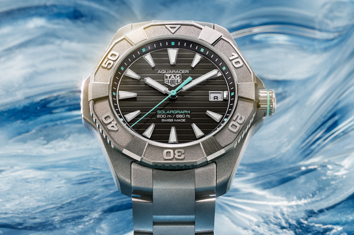 馭光而行／泰格豪雅Aquaracer Professional Solargraph太陽能腕錶