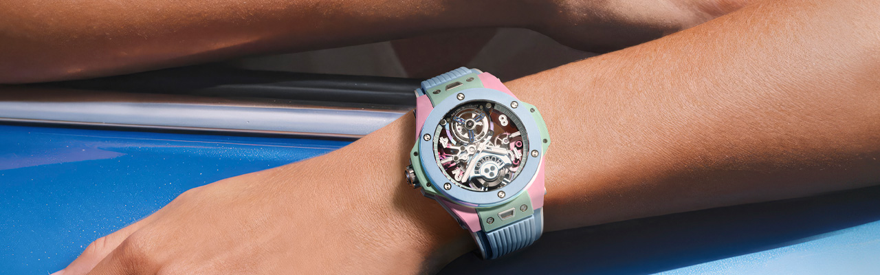 HUBLOT宇舶Big Bang Summer陀飛輪腕錶