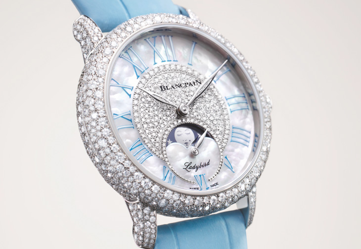 寶珀BLANCPAIN Ladybird Colors系列Diamond Bloom月相腕錶