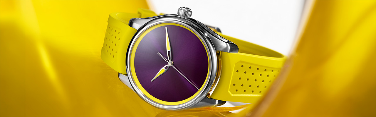 H. MOSER & CIE.亨利慕時開拓者大三針「Sun Berry」腕錶