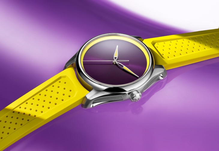 H. MOSER & CIE.亨利慕時開拓者大三針「Sun Berry」腕錶