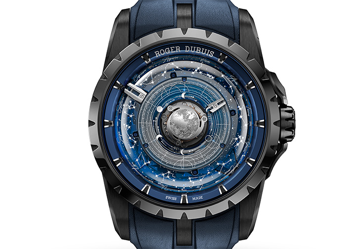 羅杰杜彼ROGER DUBUIS王者系列機械之心中置陀飛輪腕錶