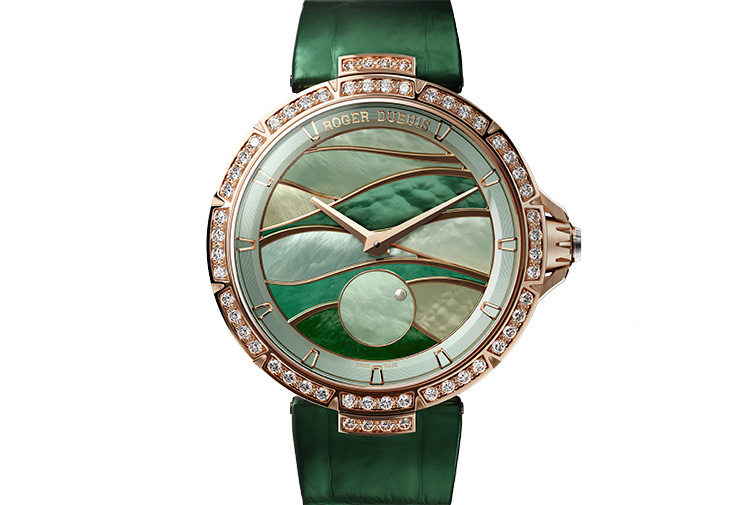 羅杰杜彼ROGER DUBUIS王者系列湖之女神腕錶湖光綠
