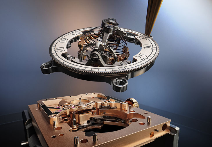 JAEGER-LECOULTRE積家Reverso Hybris Artistica Calibre 179玫瑰金款