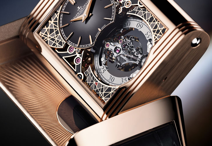 JAEGER-LECOULTRE積家Reverso Hybris Artistica Calibre 179玫瑰金款