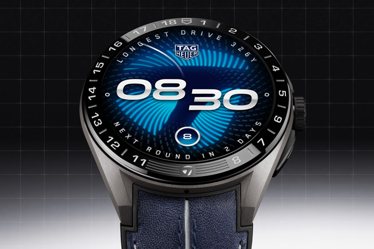 TAG HEUER泰格豪雅Connected Calibre E5智能腕錶45毫米TaylorMade特別版